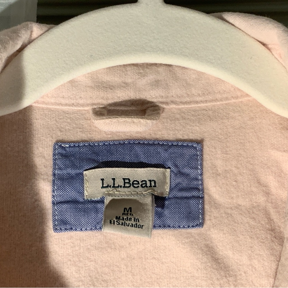 L.L. Bean Light Pink Chamois Shirt - Picture 2 of 7